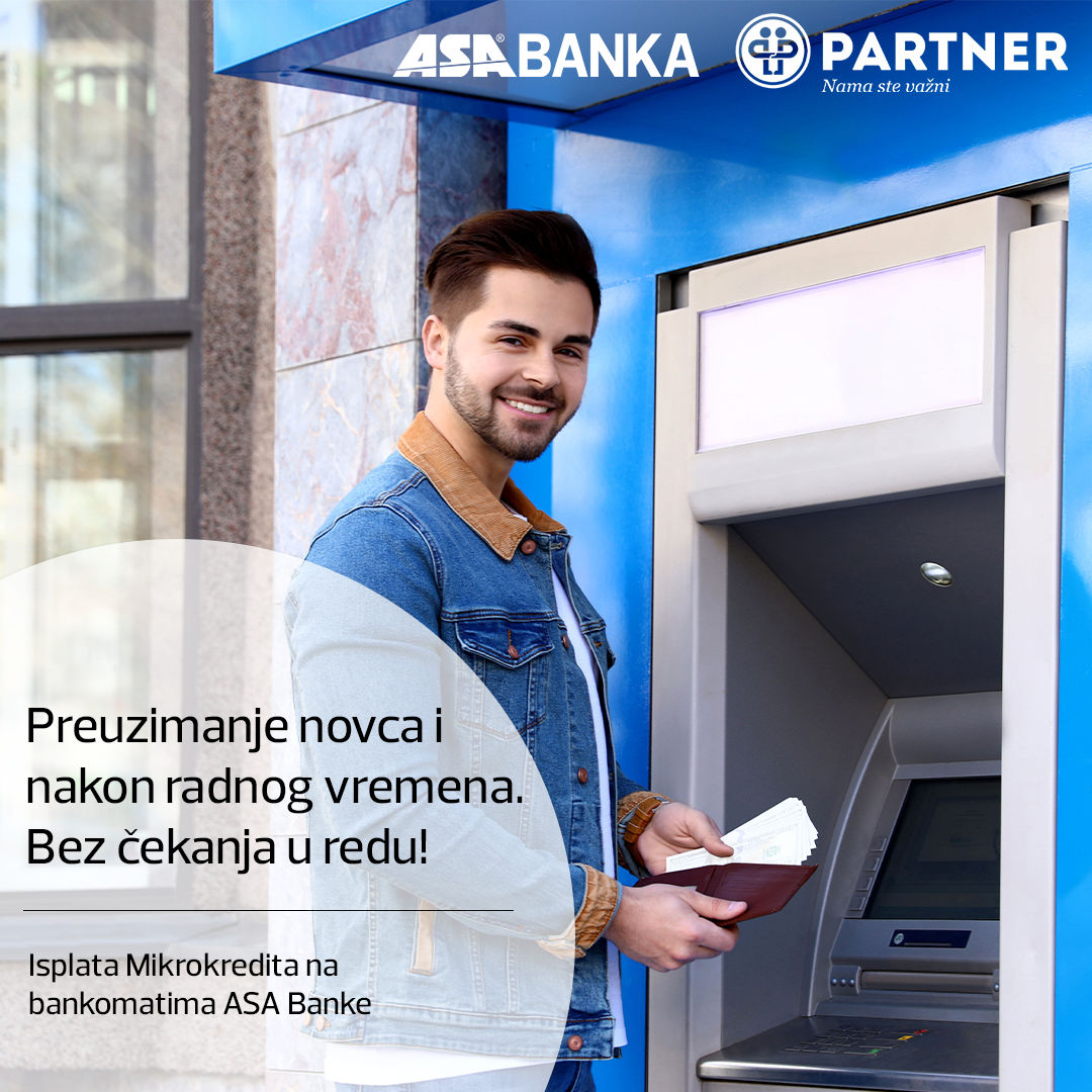 Inovacija na tržištu isplate mikrokredita u BiH: Partner MKF, ASA Banka i Bamcard omogućili isplatu mikrokredita na bankomatima