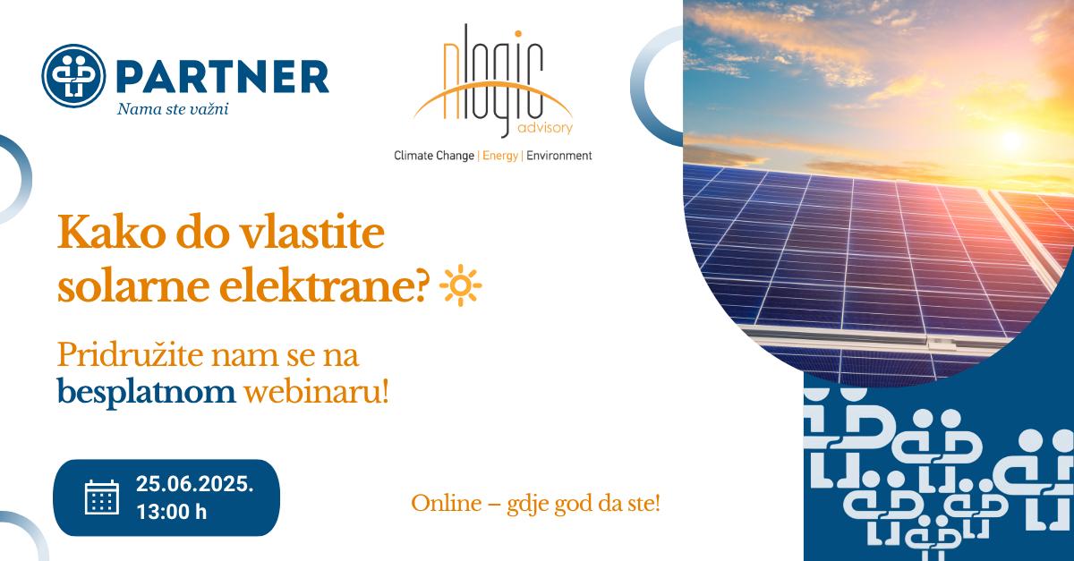 Besplatan webinar: Kako do vlastite solarne elektrane? 🔆